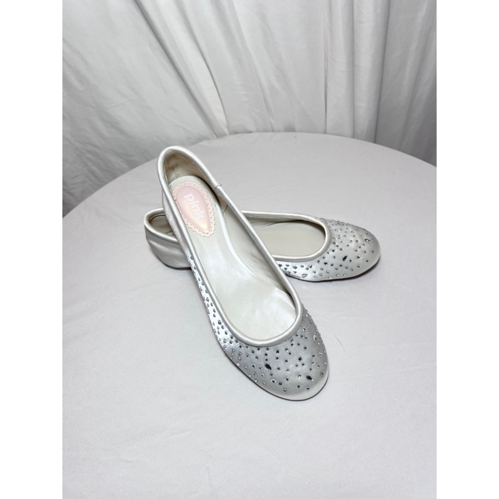 Pink Paradox London Flat - Bridal, White - Size 7 - NWOT